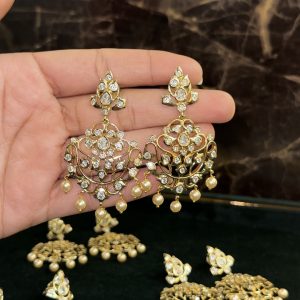 LJ01022-AD Chandbali Earrings