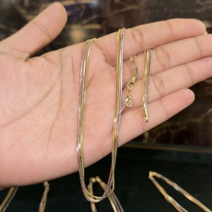 LJ01040-Italian 3 Tone chain
