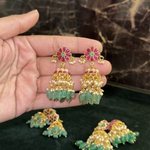 LJ01080-Jadau Kundan jumka 2