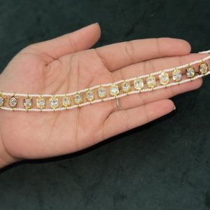 LJ1107-Polki Choker Necklace