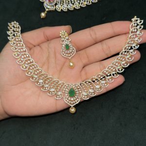 LJ1115-AD GREEN NECKSET