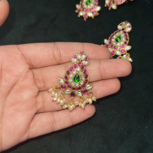 LJ1128-JADAUKUNDAN PENDENT