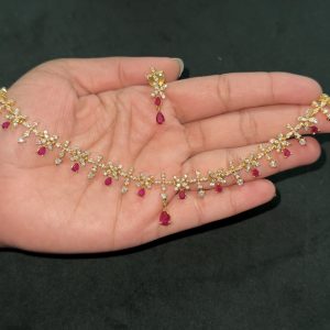 LJ1165-RUBY NECKSET