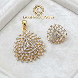 LJ1147-AD PENDENT WITH EARRRINGS