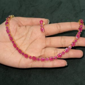 LJ1177-Ruby Neckset