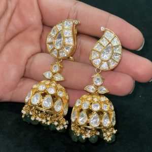 LJ1195-MOSSONITE MANGO JUMKAS