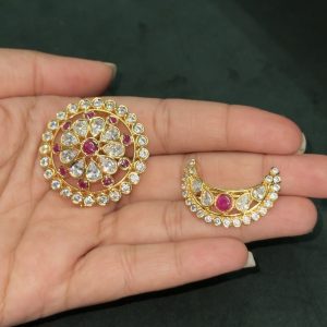 LJ1214-POLKI SUN AND MOON HAIR ACCESSORIES