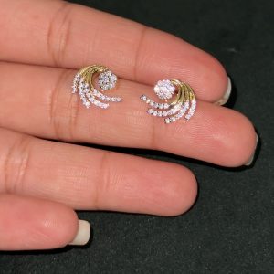 LJ1205-CZ EAR STUDS