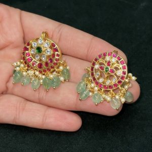 LJ1243-2 SET JADAUKUNDAN HAIR ACCESSORIE
