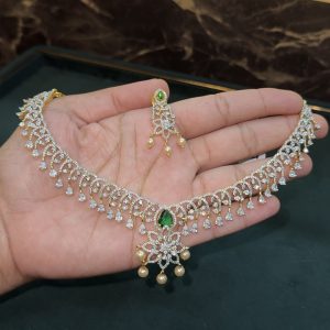 LJ1258-PREMIUM AD GREEN NECKSET