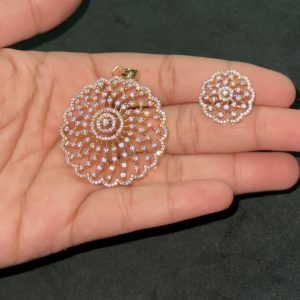 LJ1279-AD PENDANT WITH EARRINGS