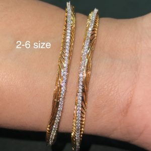 LJ1309-CZ BANGLES [2-6 Size]