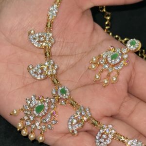 LJ1323-AD GREEN KANTE NECKSET