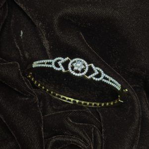LJ1341-AD ROUND BRACLET OPENABLE BANGLE [FITS FOR 2-4 AND 2-6 SIZE ONLY ]