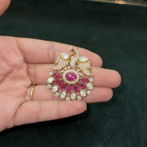 LJ1377-MOSSONITE GARUDA PENDANT