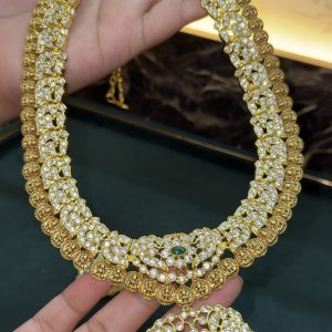 LJ1407-POLKI KASU HARAM(GREEN)