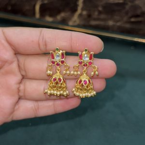LJ1491-JADAUKUNDAN SCREWBACK JUMKAS