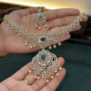 LJ1503-GREEN AD NECKSET