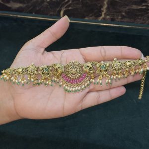 LJ1433-ANTIQUE NAKSHI CHOKER