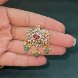 LJ1436-CZ PENDANT PINK