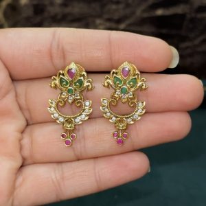 LJ1548-ANTIC NAKSHI EARRINGS