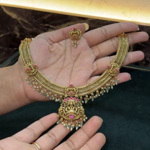 LJ1559-NAKSHI NECKSET WITH EARRINGS
