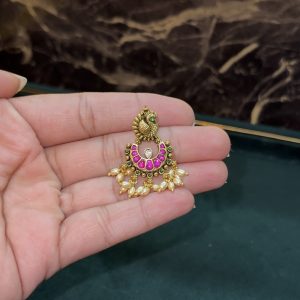 LJ1579-ANTIQUE KUNDAN PENDANT