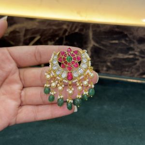 LJ1607-JADAUKUNDAN PENDANT